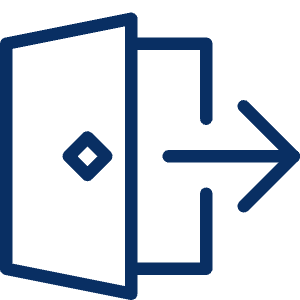 Door Exit Icon from Cyber Line - Free Set