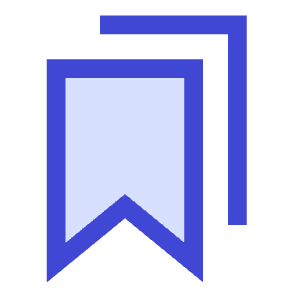 Double Bookmark Icon from Sharp Duo - Free Set