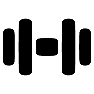 Dumbell Icon from Plump Solid - Free Set