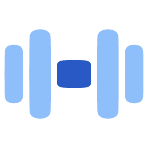 Dumbell Icon from Plump Flat - Free Set