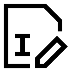 Edit PDF Icon from Sharp Line - Free Set