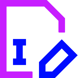 Edit PDF Icon from Sharp Neon - Free Set