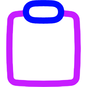 Empty Clipboard Icon from Flex Neon - Free Set