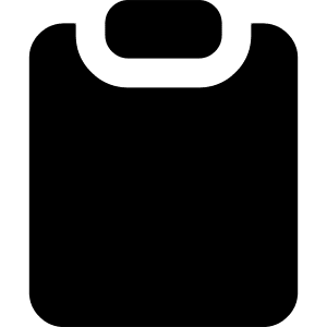 Empty Clipboard Icon from Core Solid - Free Set