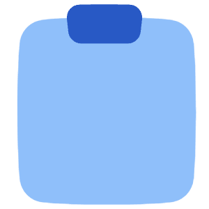 Empty Clipboard Icon from Plump Flat - Free Set