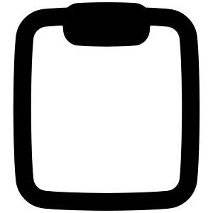 Empty Clipboard Icon from Plump Remix - Free Set