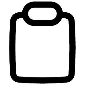 Empty Clipboard Icon from Flex Line - Free Set