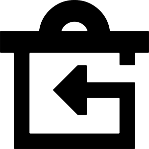 Empty Recycle Bin 1 Icon from Sharp Remix - Free Set