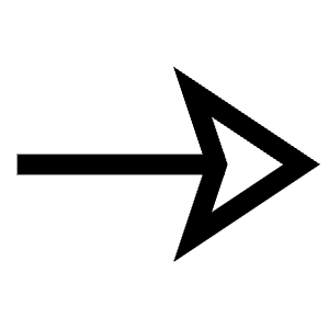 End Point Arrow Icon from Sharp Line - Free Set