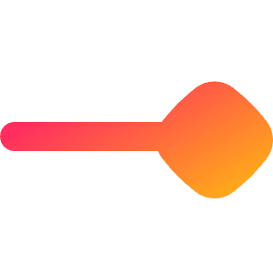 End Point Diamond Icon from Flex Gradient - Free Set