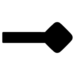End Point Diamond Icon from Plump Solid - Free Set