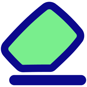 Eraser Icon from Plump Pop - Free Set