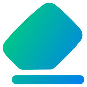 Eraser Icon from Plump Gradient - Free Set