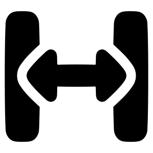 Expand Horizontal 2 Icon from Plump Solid - Free Set