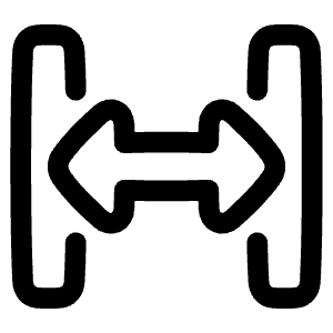 Expand Horizontal 2 Icon from Plump Line - Free Set