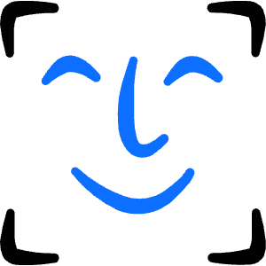 Face Id Square Icon from Freehand Duotone - Free Set