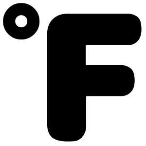 Fahrenheit Icon from Plump Solid - Free Set