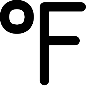 Fahrenheit Icon from Flex Solid - Free Set