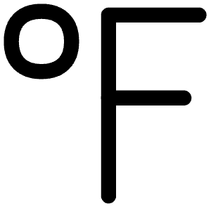 Fahrenheit Icon from Flex Line - Free Set