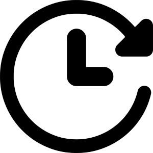 Fastforward Clock Icon from Core Remix - Free Set