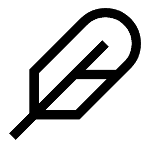Feather Pen Icon from Sharp Line - Free Set