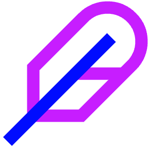 Feather Pen Icon from Sharp Neon - Free Set