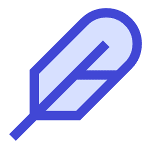 Feather Pen Icon from Sharp Duo - Free Set