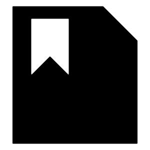 File Bookmark Icon from Sharp Solid - Free Set