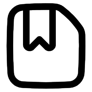 File Bookmark Icon from Flex Line - Free Set