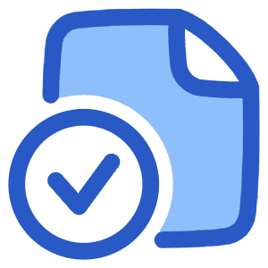 File Check Alternate Icon from Plump Duo - Free Set