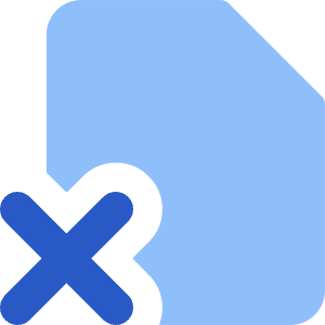 File Delete Alternate Icon from Core Flat - Free Set