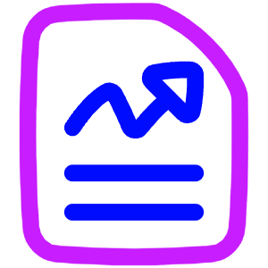 File Report Icon from Plump Neon - Free Set