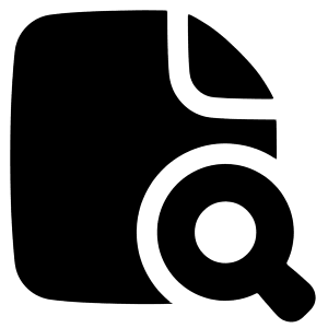 File Search Icon from Plump Solid - Free Set