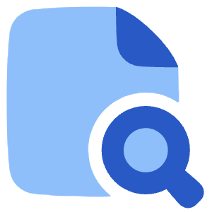 File Search Icon from Plump Flat - Free Set