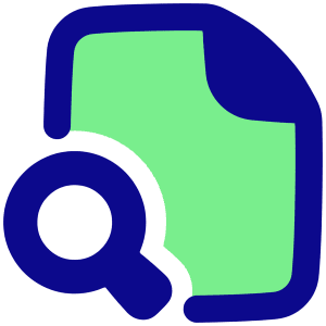 File Search Icon from Plump Pop - Free Set