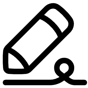 Fill And Sign Icon from Plump Line - Free Set