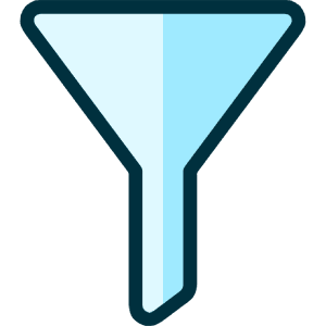 Filter 1 Icon from Ultimate Duotone - Free Set