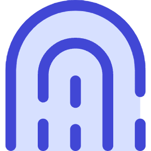 Fingerprint 1 Icon from Core Duo - Free Set