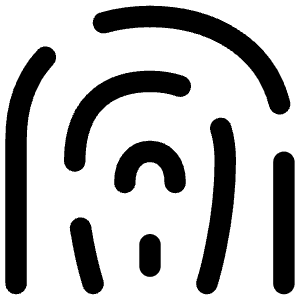 Fingerprint 1 Icon from Flex Line - Free Set