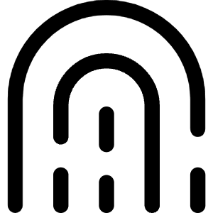 Fingerprint 1 Icon from Core Line - Free Set