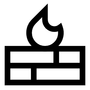 Fire Wall Icon from Sharp Line - Free Set