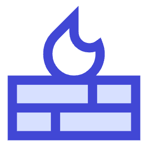 Fire Wall Icon from Sharp Duo - Free Set
