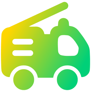 Firefighter Truck Icon from Plump Gradient - Free Set