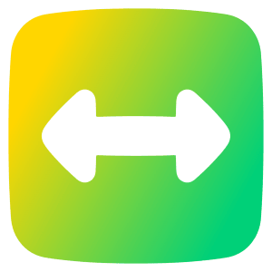 Fit Height Icon from Plump Gradient - Free Set