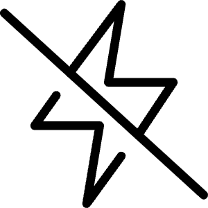 Flash Off Icon from Ultimate Light - Free Set