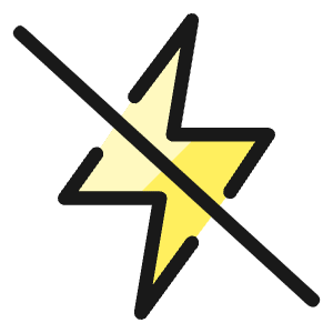 Flash Off Icon from Ultimate Colors - Free Set