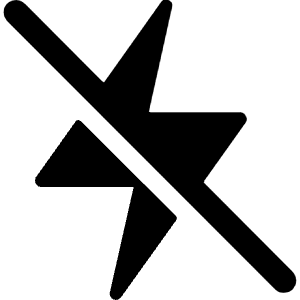 Flash Off Icon from Ultimate Bold - Free Set
