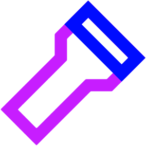 Flashlight Icon from Sharp Neon - Free Set