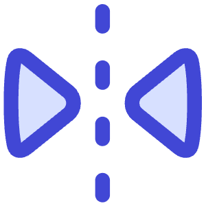 Flip Horizontal Arrow 1 Icon from Flex Duo - Free Set