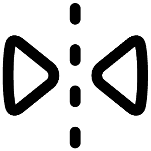 Flip Horizontal Arrow 1 Icon from Flex Line - Free Set